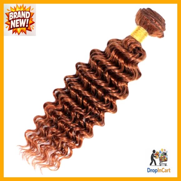 Brazilian Human Hair Extensions Deep Wave Bundles No Tangle Virgin Hair main image 5